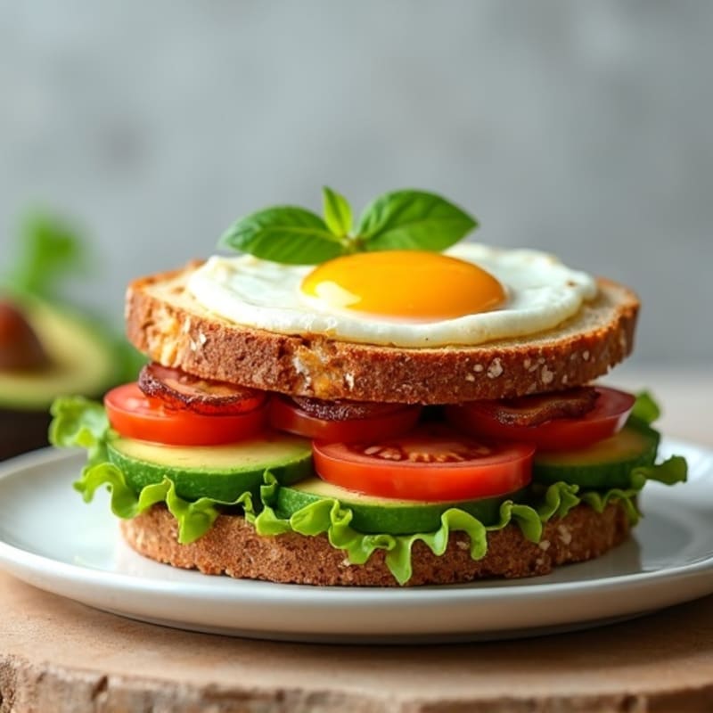 Fresh Avocado BLT on Toasted Whole Grain