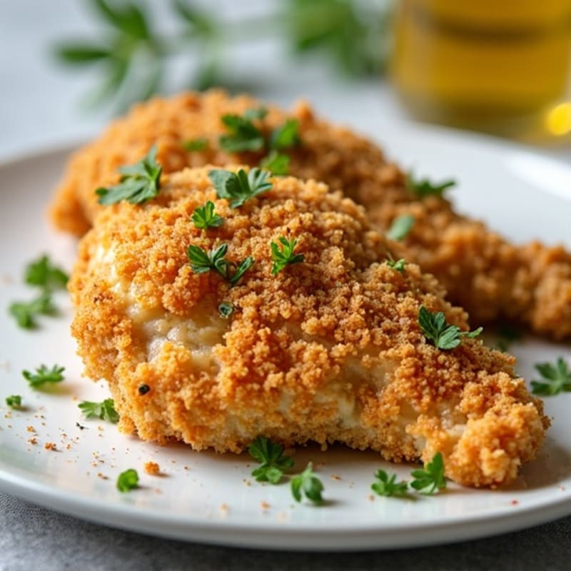 Crispy Baked Buttermilk Chicken with Herbs