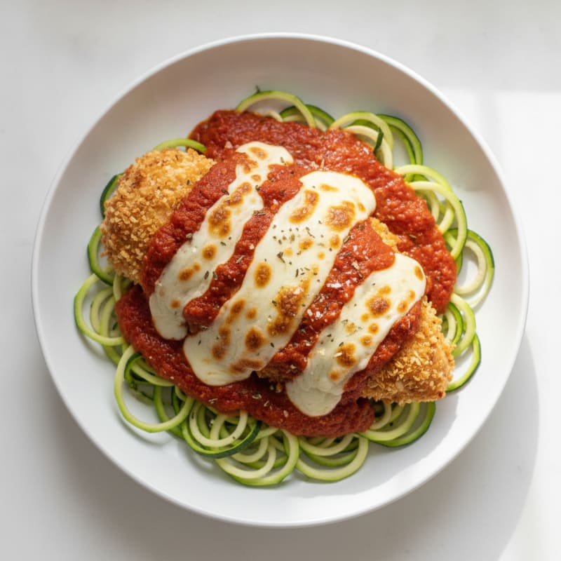 Crispy Chicken Parmesan with Marinara Sauce