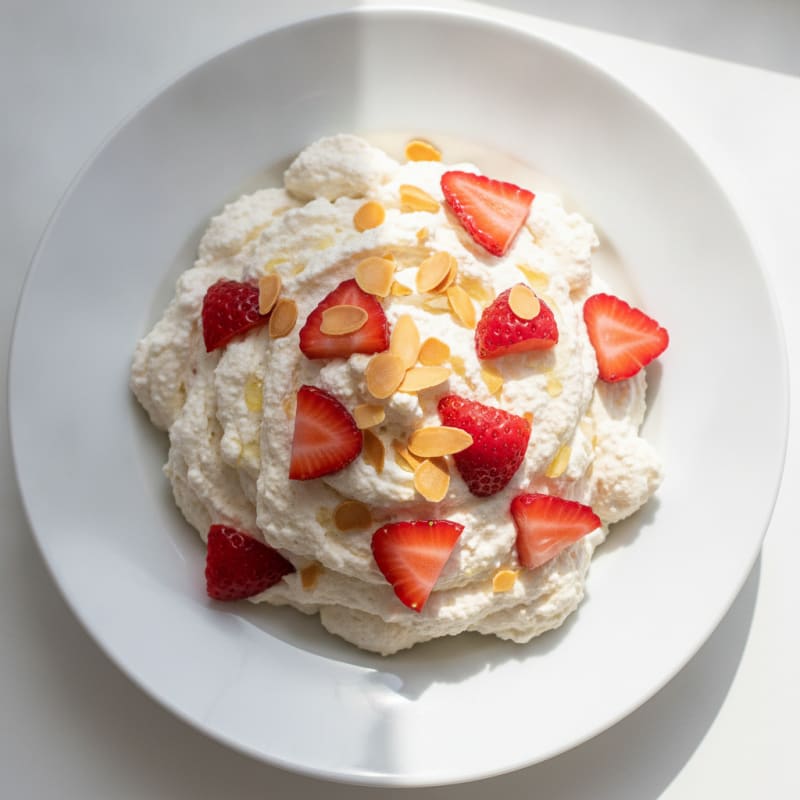 Greek Yogurt Protein Mousse with Berries