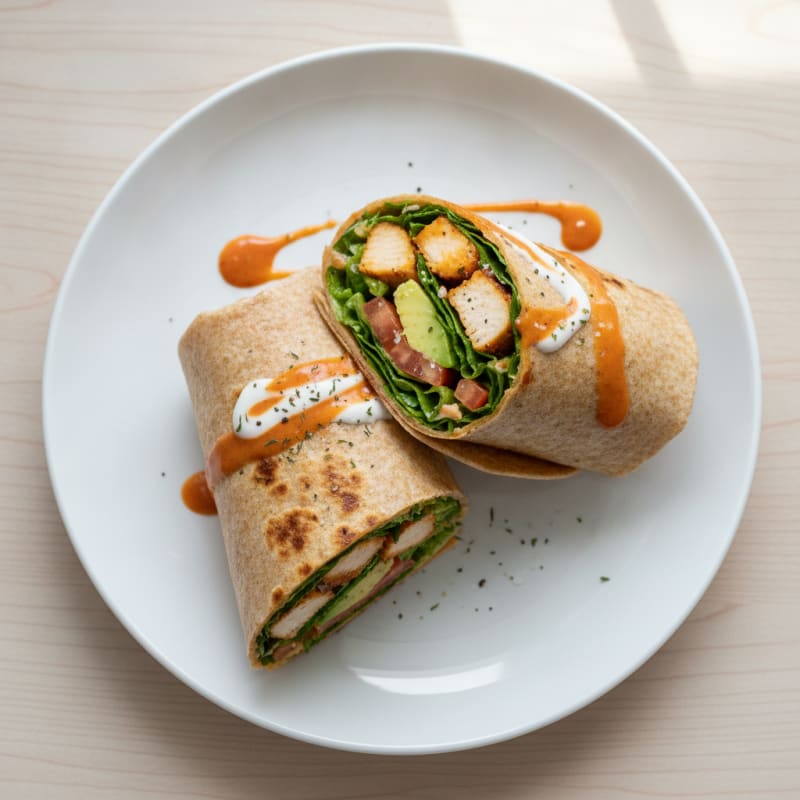 Buffalo Ranch Chicken Wrap