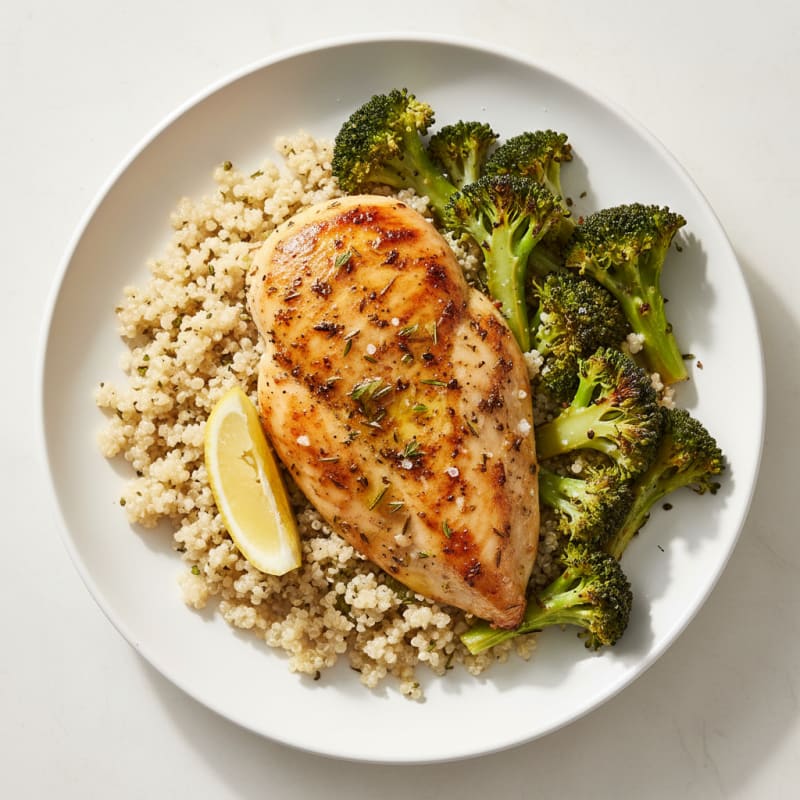Savory Herb-Roasted Chicken with Quinoa