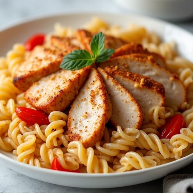 Creamy Cajun Chicken Pasta with Bell Peppers