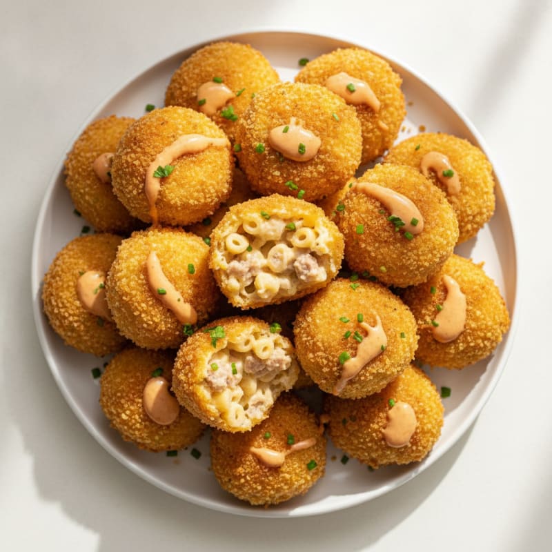 Golden Mac & Cheese Bites