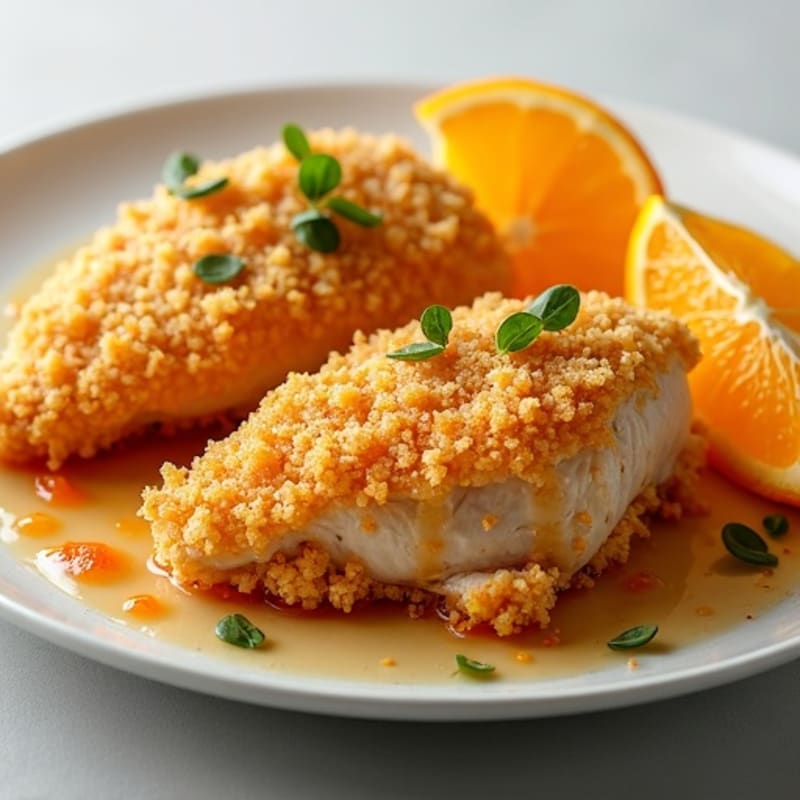 Crispy Baked Orange Chicken
