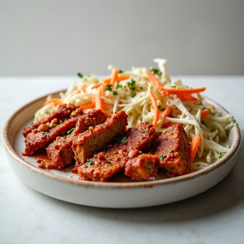Lean BBQ Pulled Pork with Crunchy Slaw