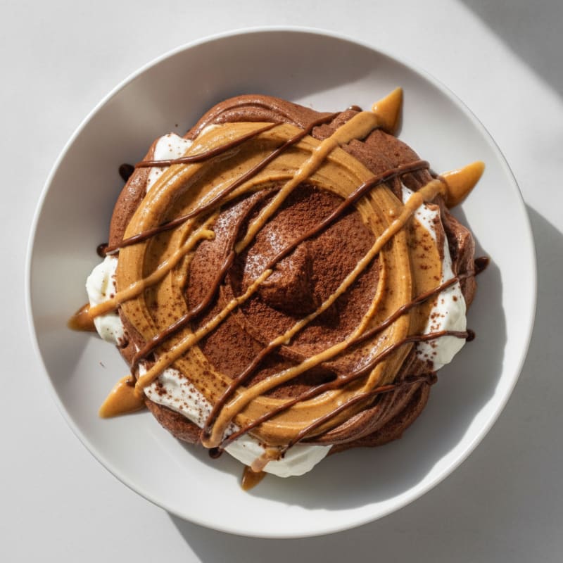 High Protein Chocolate Peanut Butter Mousse