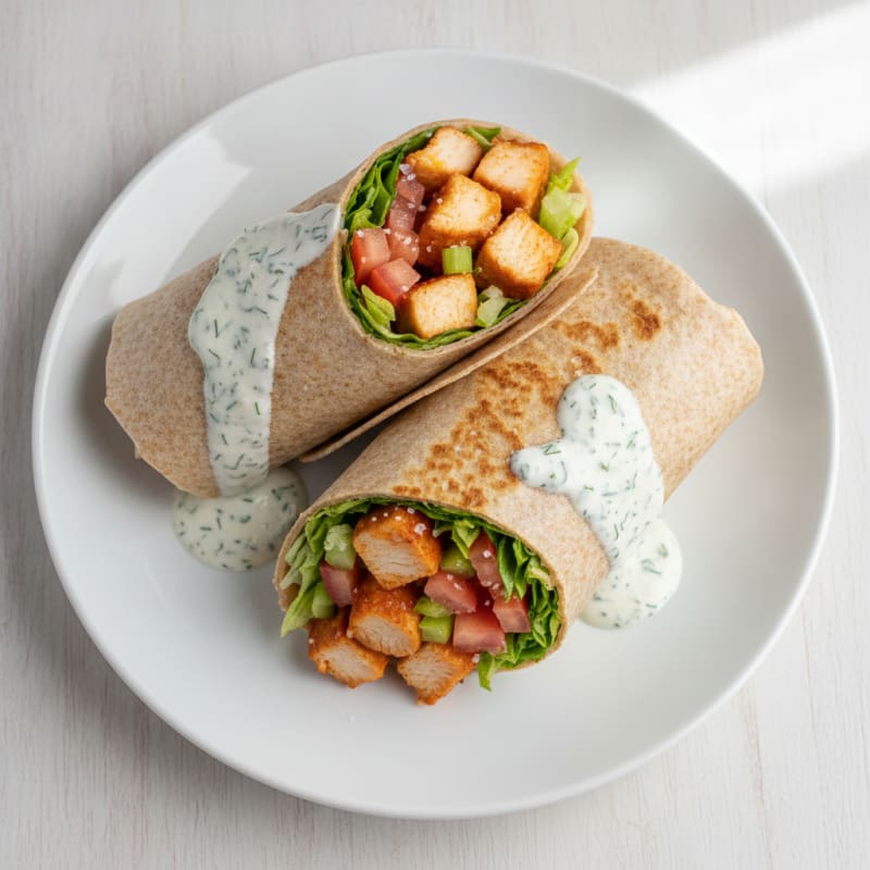 Buffalo Ranch Chicken Wrap
