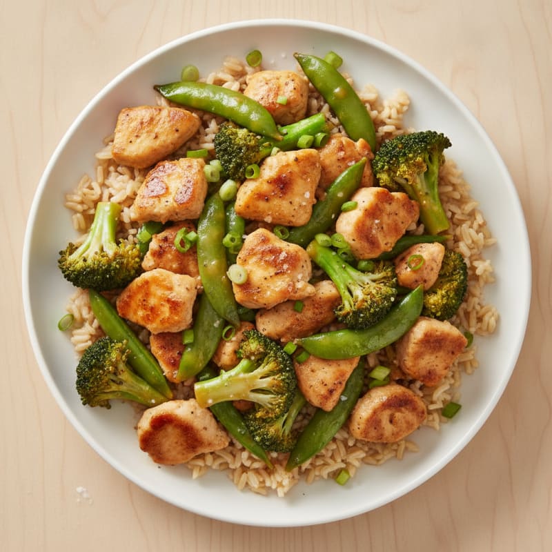 Ginger-Garlic Chicken Stir-Fry