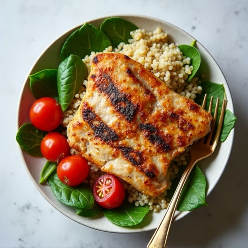 Grilled Chicken and Quinoa Power Bowl