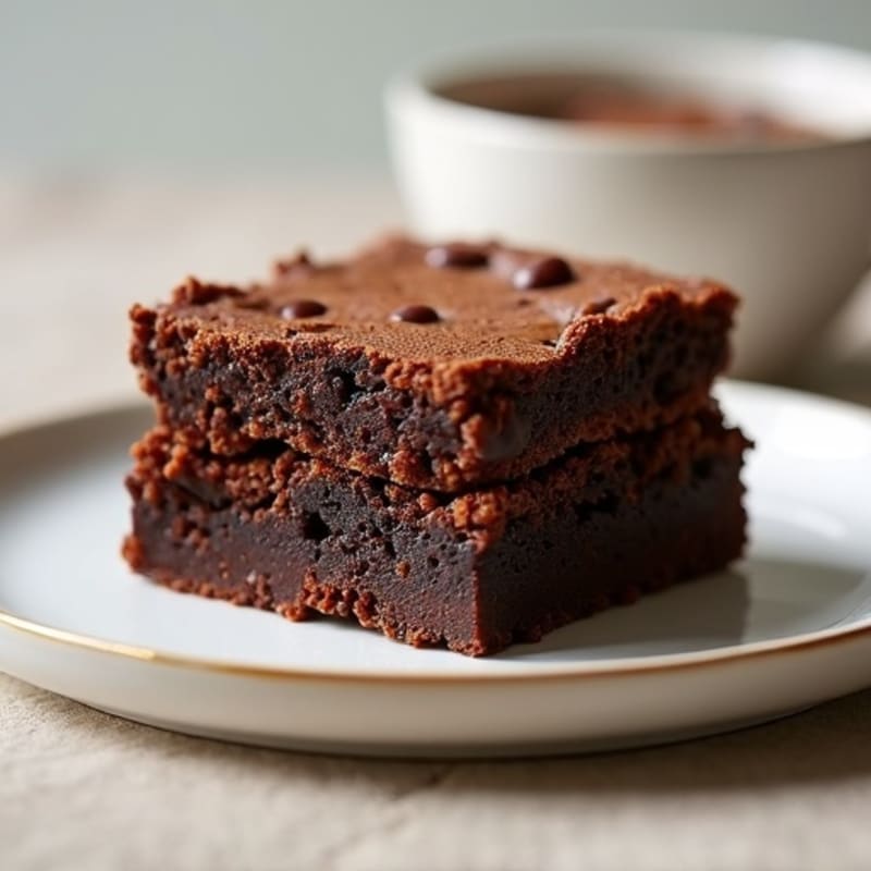 Fudgy Black Bean Brownie Squares