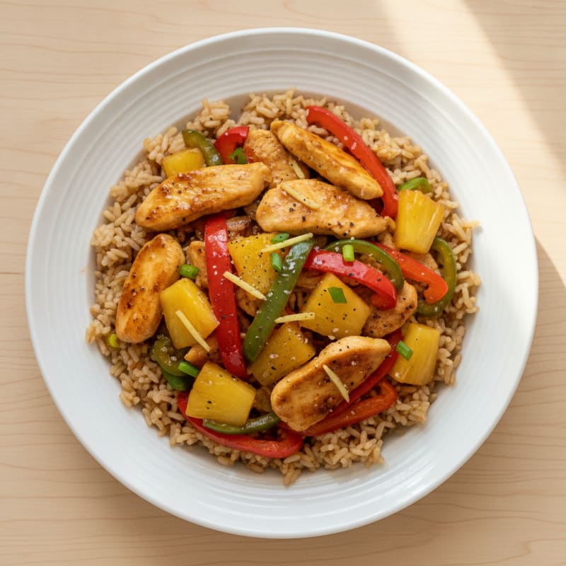 Sweet and Sour Chicken Stir-Fry