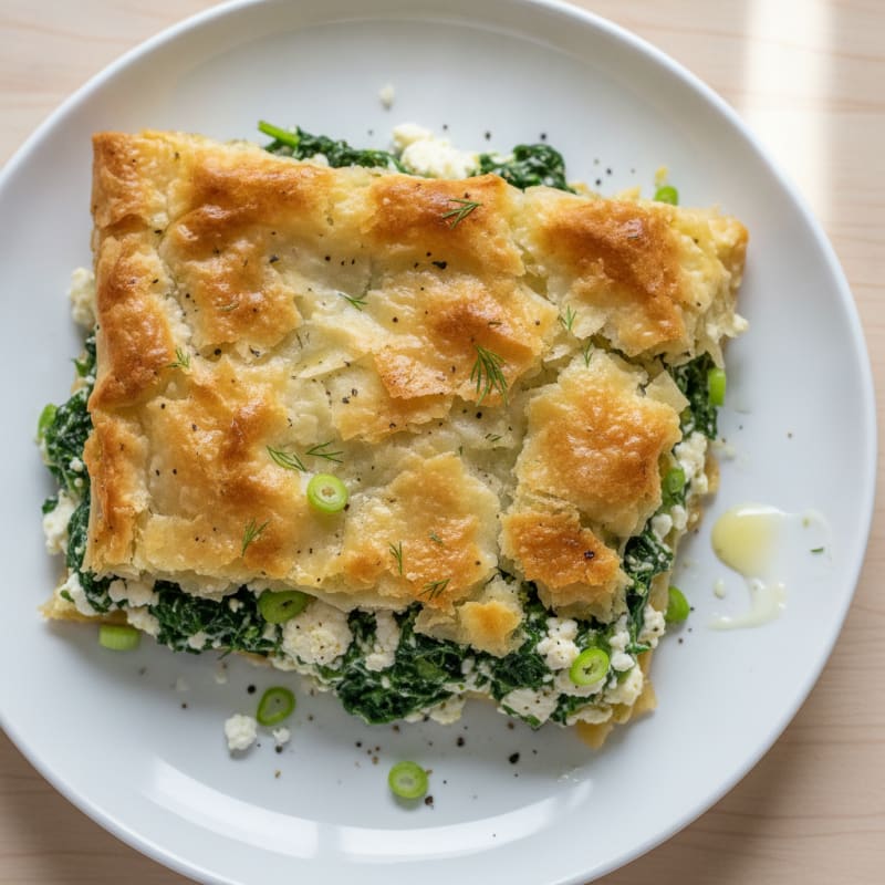 Spinach and Feta Phyllo Pie