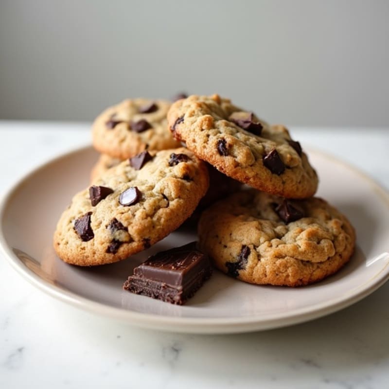 Almond Flour Dark Chocolate Chunk Cookies