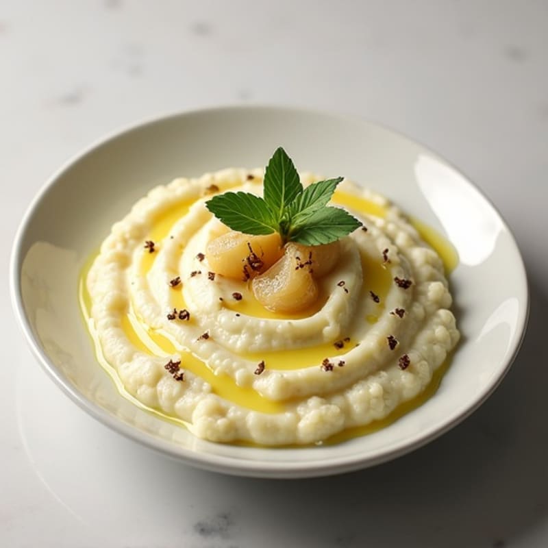 Creamy Cauliflower Mash with Roasted Garlic