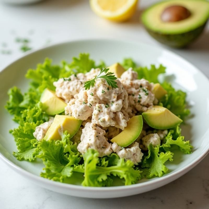 Healthy Tuna Salad with Creamy Avocado and Crisp Celery