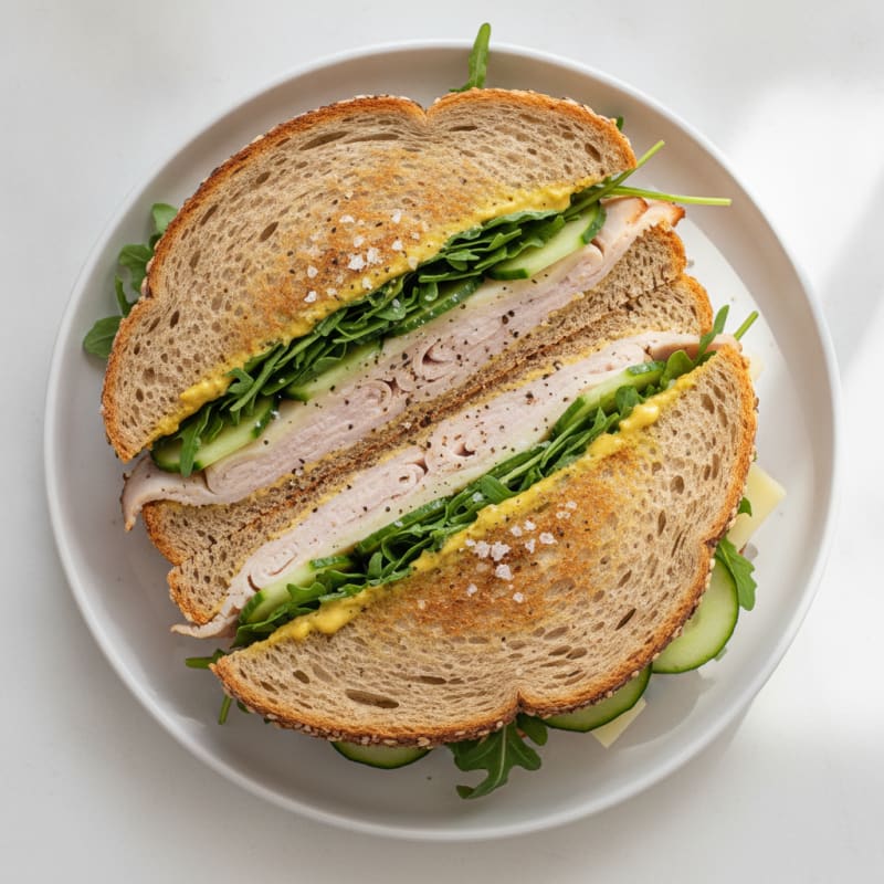 Classic Turkey and Swiss Sandwich