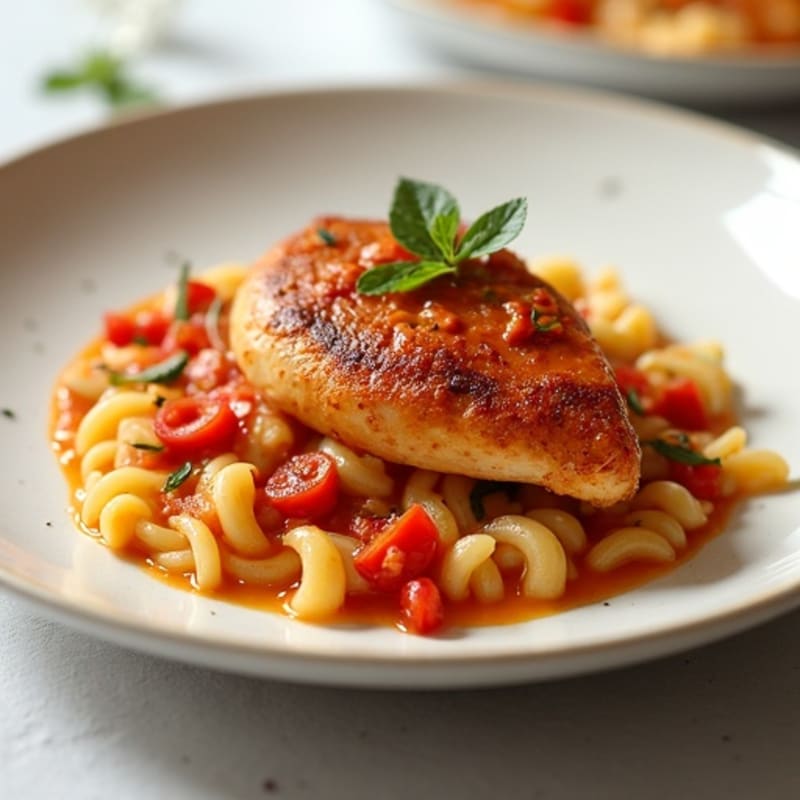 Spiced Chicken with Creamy Tomato Sauce