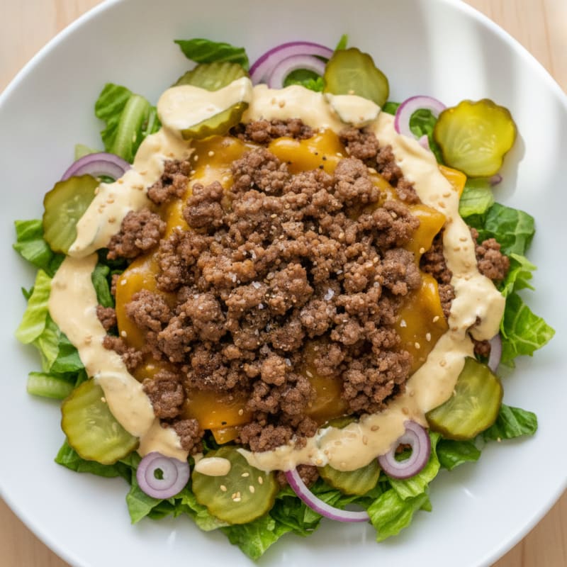 Big Mac Protein Bowl