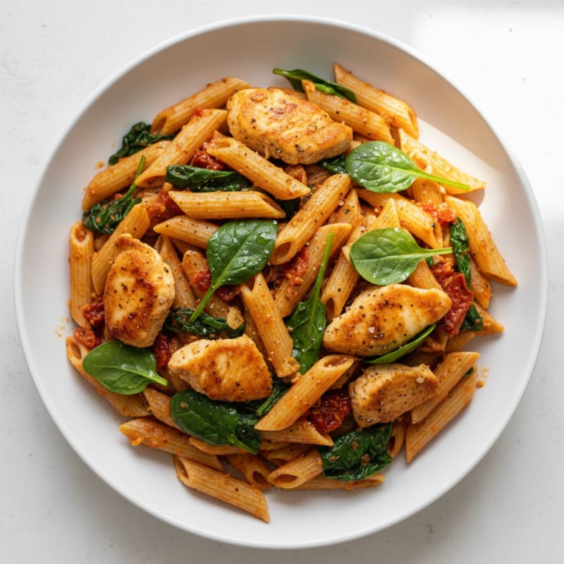 Sun-Dried Tomato Pesto Chicken Penne