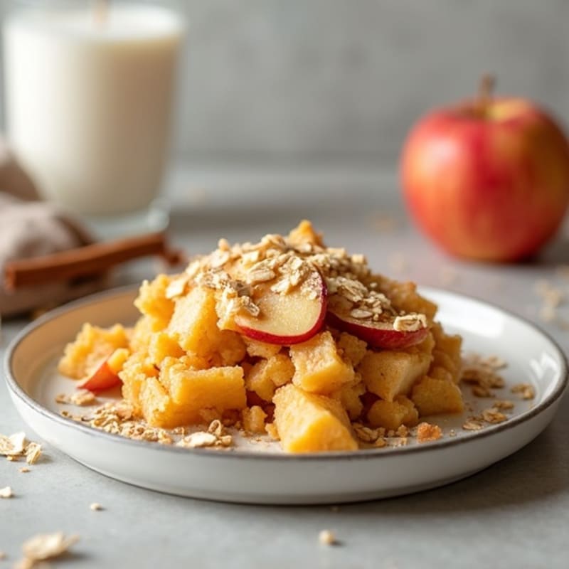 Warm Spiced Apple Protein Bake