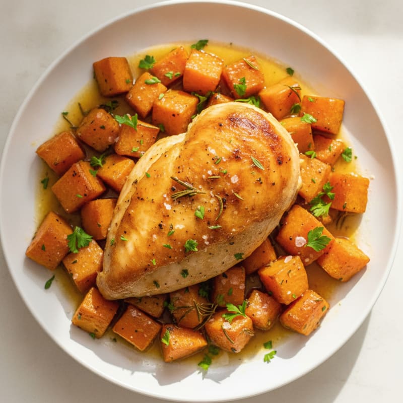 Herb-Roasted Chicken with Root Vegetables