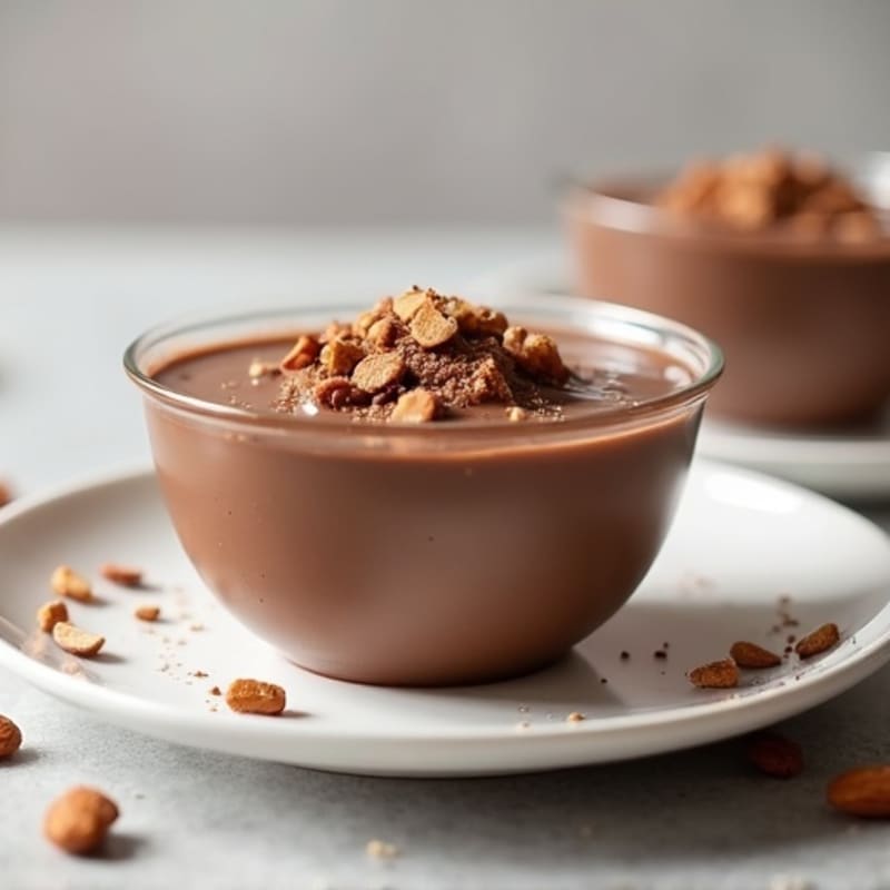 Silky Chocolate Protein Pudding with Greek Yogurt