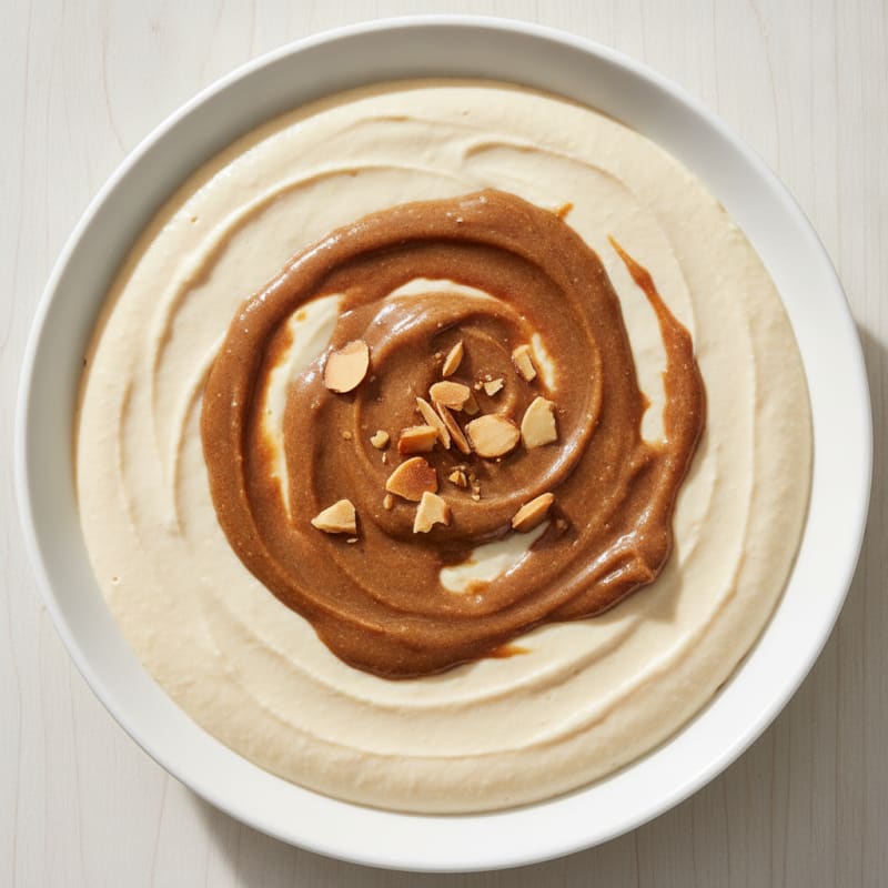 Creamy Vegan Protein Pudding with Almond Butter