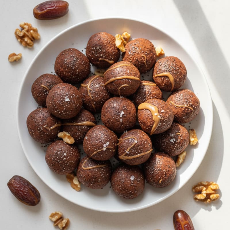 No-Bake Chocolate Date Energy Bites