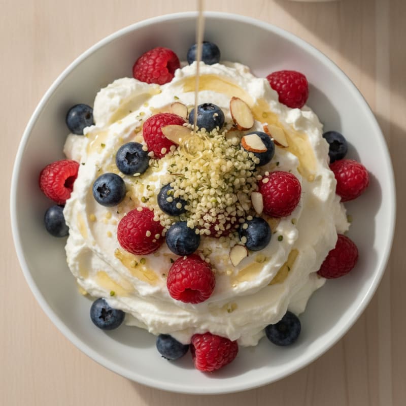 High-Protein Mixed Berry Yogurt Parfait