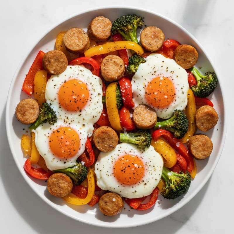 Sheet Pan Eggs and Roasted Vegetables