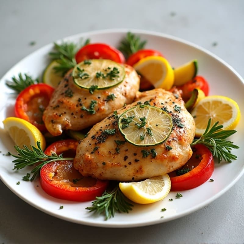 Sheet Pan Lemon Herb Chicken and Roasted Vegetables