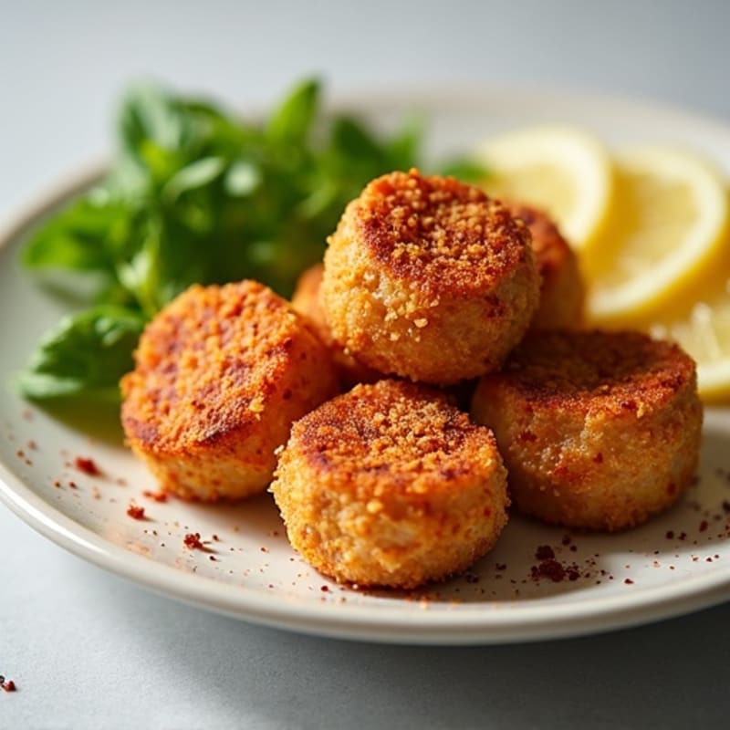 Spicy Roasted Almonds Chicken Bites