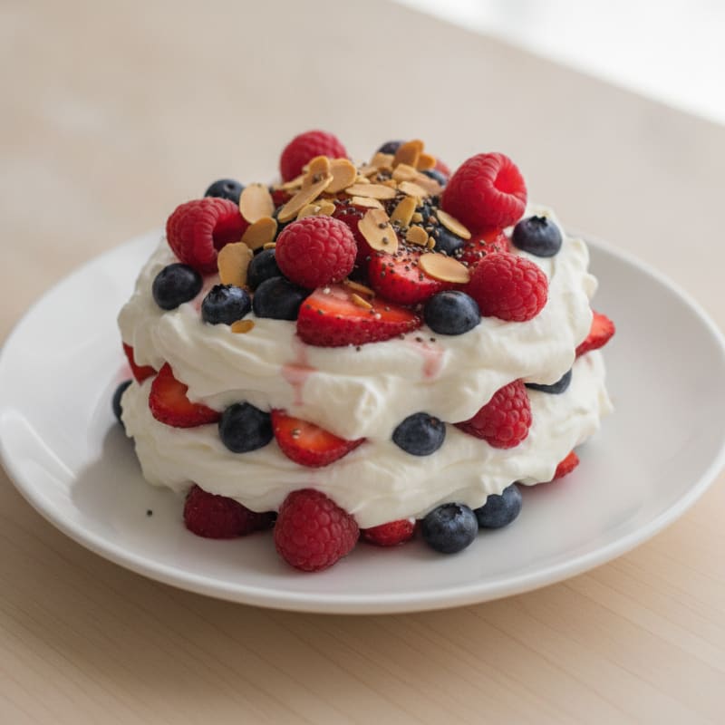 Creamy Greek Yogurt Protein Parfait with Berries