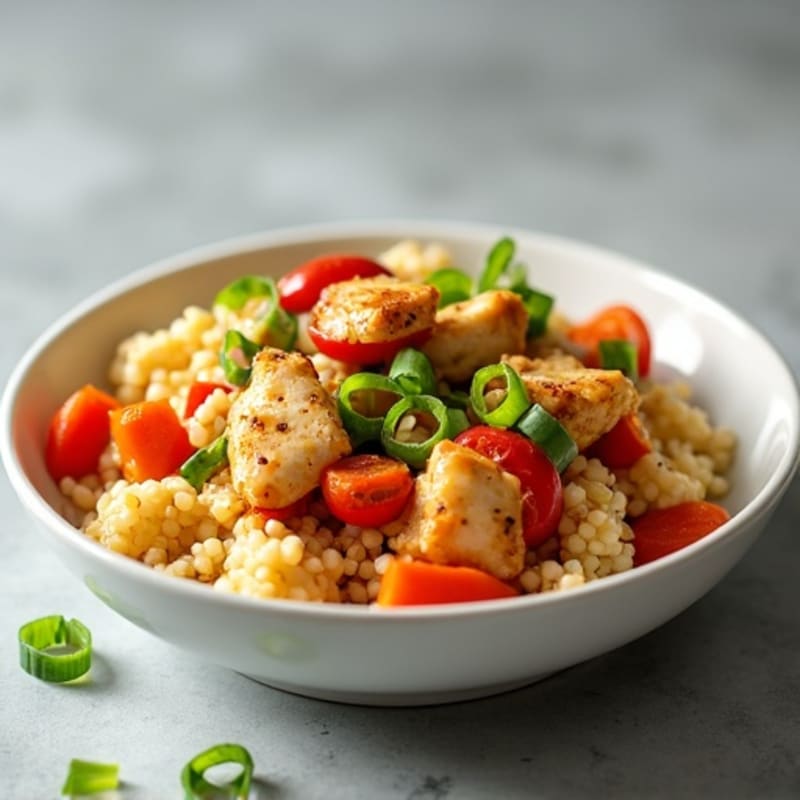 Cauliflower Rice Chicken Stir-Fry