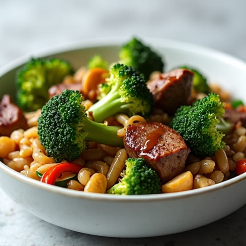 Ginger-Garlic Beef and Broccoli Stir-Fry