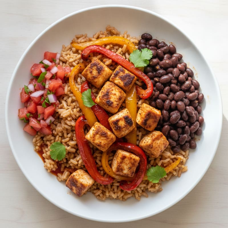 Chicken Taco Rice Bowl
