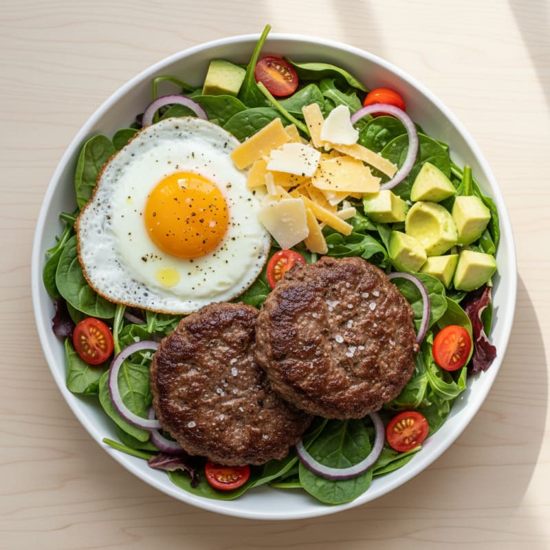 Classic Beef Burger Bowl