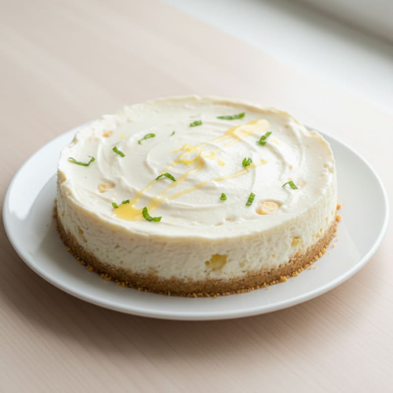 Greek Yogurt Protein Cheesecake with Whey