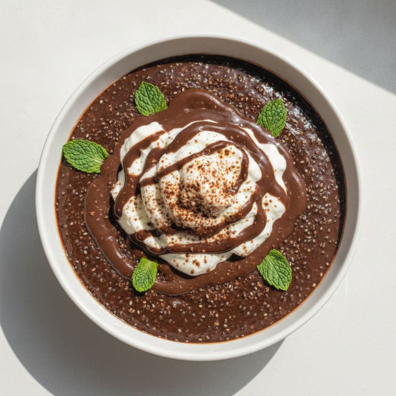 Silky Chocolate Protein Pudding