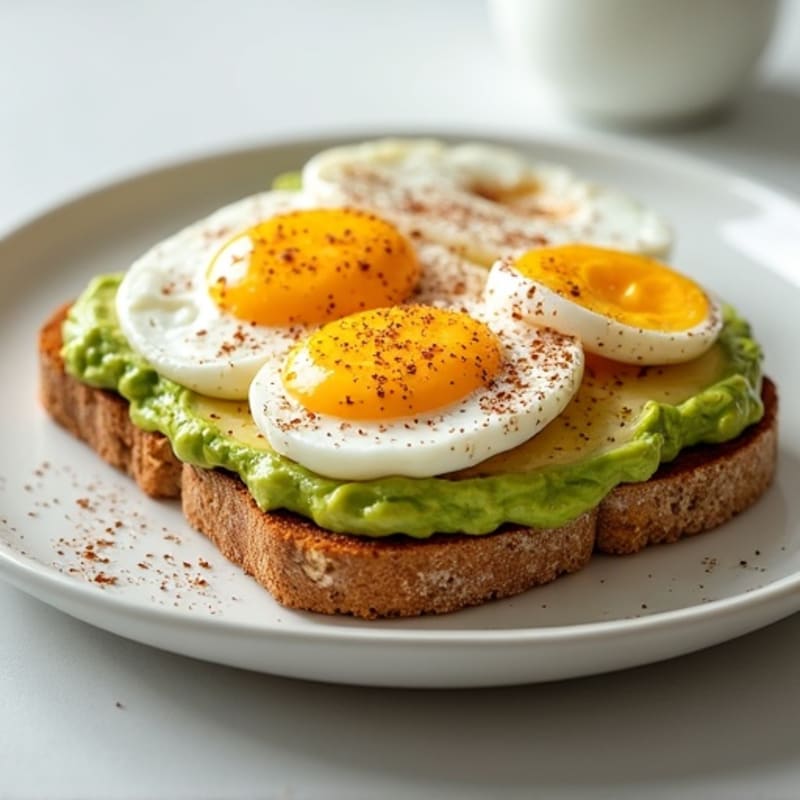Creamy Avocado Toast with Everything Bagel Spice
