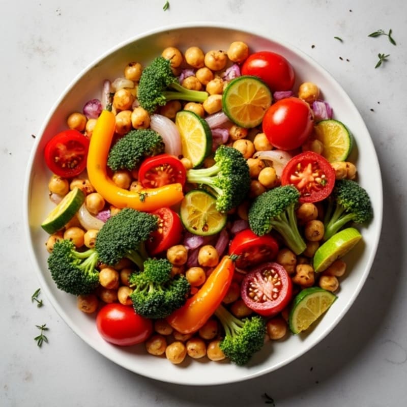Herb-Roasted Rainbow Vegetable Medley