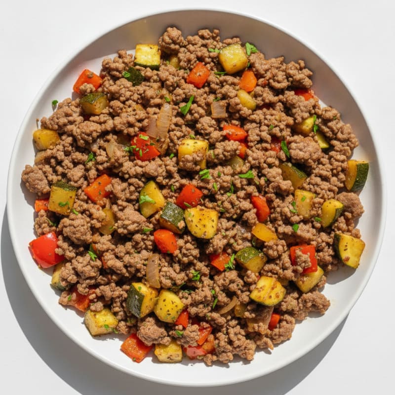Ground Beef and Vegetable Skillet
