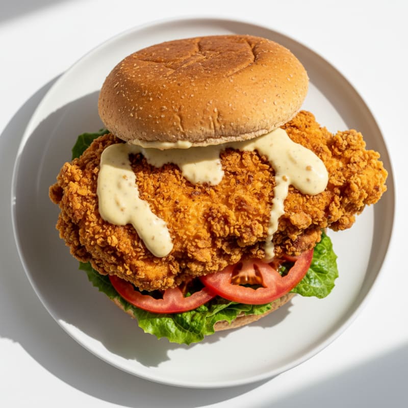 Crispy Buttermilk Fried Chicken Sandwich