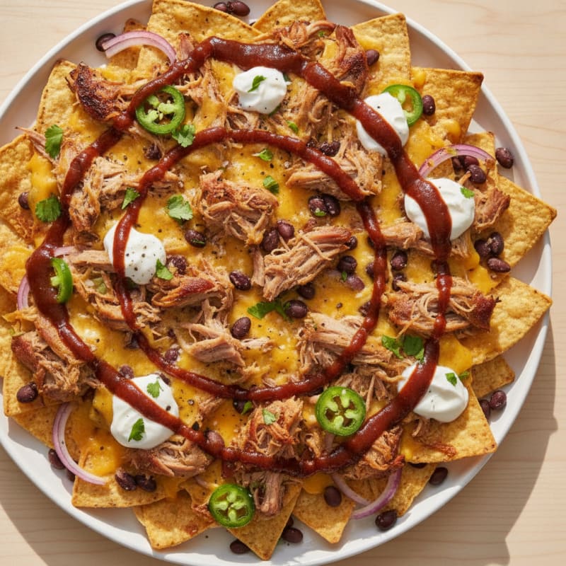 BBQ Pulled Pork Nachos