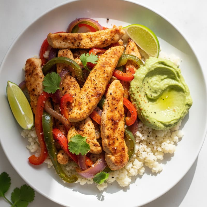 Anti-Inflammatory Chicken Fajita Bowl