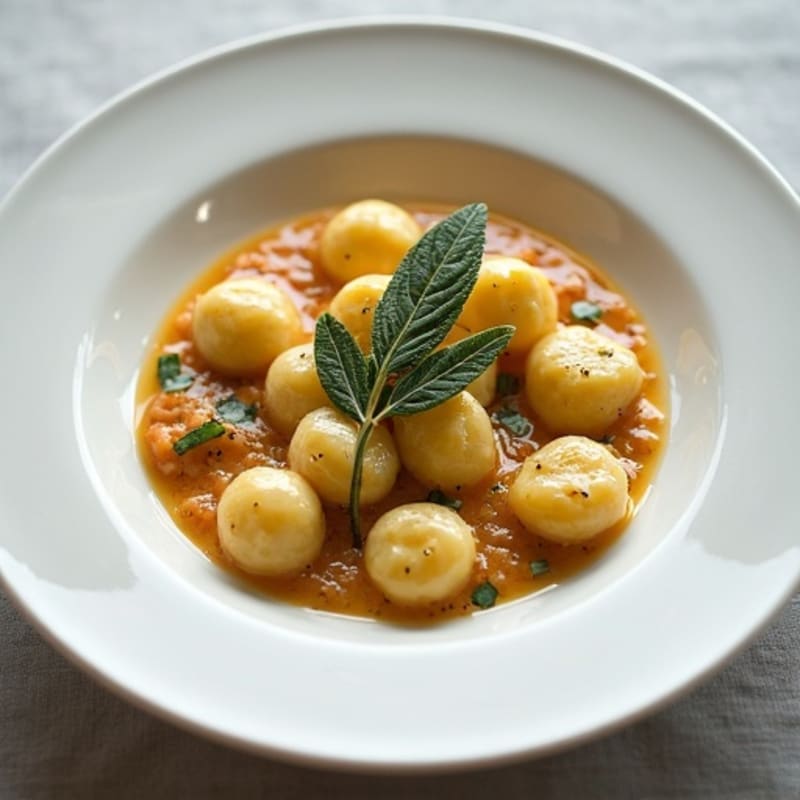 Herb-Ricotta Gnocchi with Brown Butter Sage Sauce