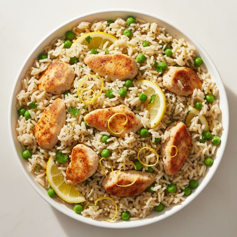 Zesty Lemon Herb Rice Pilaf