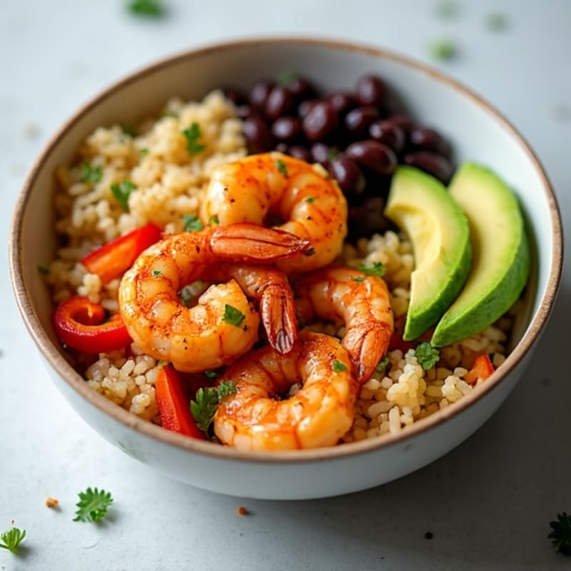 Spicy Chipotle Lime Shrimp Bowl