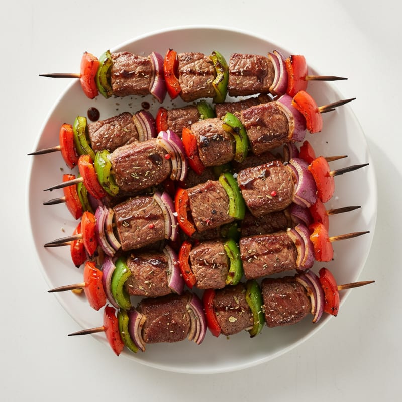 Beef and Bell Pepper Skewers